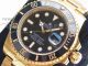 Perfect Replica VR MAX Rolex Submariner 18k Gold Oyster Band Black Face All Gold 40mm Watch (5)_th.jpg